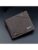 Men’s short geometric pattern wallet multi-card fashion leisure money clip thin section tri-fold horizontal soft leather wallet