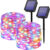2Pack Solar String Lights Outdoor Waterproof 8 Modes Solar LED Fairy String Light for Party Wedding Christmas Decoration Lamp