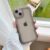 for iPhone 15 14 13 12 11 Pro Max Mini XS SE 7 8 Plus Case Cute Transparent Curly Wave Hybrid Shockproof Bumper Cover Soft Funda