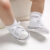 White Fashion Baby Shoes Casual Shoes For Boys And Girls Soft Bottom Baptism Shoes Sneakers For Freshmen Comfort First WalkShoes