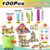 STEM Magnetic Building Blocks Toy Magnetic Construction Set Magnet Ball Sticks Rod Games Montessori Educational Toys For Kids
