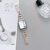 Starlight Steel Chain Band for Apple Watch Series Ultra 8 7 SE 6 5 4 3 49mm Metal Bracelet Strap IWatch 38 40 41mm 42 44 mm 45mm