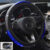 Automotive Universal Steering Wheel Cover for 14.5-15inch Reflective Dragon Leather Embossed Wear Resistant Steering Wheel Cover