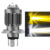 Motorcycle Headlight H4 BA20D LED MOTO Fisheye Lens P15D-25-1 White Yellow Bulb 9-85V 15W Fog Lamp For Motorbike Electric Light Fengshi