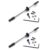 2X Metal Rear Axle Steel Gear Bridge Kit for D12 C14 C24 C34 B14 B24 B16 B36 1/16 RC Car Upgrade Parts