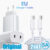 40W USB C Charger Fast Charge Dual PD Charger Type C Fast Charger Adapter For iPhone Xiaomi Samsung Huawei Phone