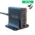 240W USB C Fast Charging Station, 8 Ports GaN Desktop Charger, 100W USB-C Laptop Adapter for MacBook Pro/Air iPhone Samsung S23