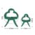 Plant Fixed Clips Reusable Garden Greenhouse Bracket for Fixed Plants Vine Flower Seedling Tomatoes Support Garden Supplies