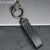 Car Carbon Fiber Leather Keychain Horseshoe Buckle Jewelry Pendant Car Key Ring Chain Holder Car Accessories For Men Women Gift