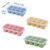 WORTHBUY 8 Grids Silicone Ice Cube Tray With Lid Reusable Ice Mold Kitchen Bar Tools Square Ice Cube Mould For Whisky Cold Drink