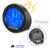 Solar Car Digital Clock Date Week Thermometer LCD Luminous Display for Dashboard Car Clock Automobiles Internal Stick-On