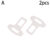 2Pcs Car Seat Belt Clip Extender Car Safety Seatbelt Lock Buckle Plug Thick Insert Socket Extender Buckle Car Accessories