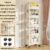 Bookshelf Storage Trolley Mobile Kitchen Organizer Cart With Wheels Multi-Layer Bathroom Shelves Household Snacks Storage Rack