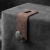 Hidden Car Back Seat Hook Headrest Suede Leather Soft Hanging Hook 20kg Load-Bearing Wear-Resistant Rear Row Storage Hanger