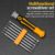 12 In 1 Magnetic Screwdriver Set Cross Flat Shaped Screwdriver Head Multifunctional Precision Handheld Maintenance Tool