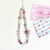 INS Blue Star Seashell Beaded Phone Strap Cute Charm Chain Flower Phone Lanyard Keychain Woman Girl Bag Pendant For Phone Case Luolong