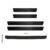 5pcs/4pcs set Carbon Fibre Threshold Protection Strip Universal Anti-scratch and Anti-collision Door Decorative Strip Sticker