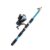Fishing Pole Set Full Kits With Telescopic Fishing Rod And Spinning Reel Baits Hooks Travel Pole Set