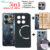 BLKNAIM 5-in-1 NEW For infinix GT 20Pro case angel eye silicone straight edge phone case +2PCS Ceramic Film +Carbon Fiber Back Film +Lens Film