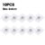 10Pcs Strong Adhesive Hooks Picture Frame Poster No Drilling Hooks Waterproof Durable Kitchen Bathroom Accessories Screw Hooks