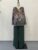 Women Vintage Print 2 Piece Sets Elegant Loose Casual Single Breasted Blouse Shirts Wide Leg Pant Suit Summer Two Piece Set