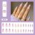 24pcs/Box Ballerina Nail Tip Purple with Design Manicure Patches Fresh Floral Almond False Nails Press on Med Nails Detachable