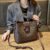 Ellovado Autumn Winter Shoulder Bucket Bag For Women Monogram Printing Fashion Handbags Ladies High Large Capacity Tote Bags