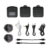 Wireless Lavalier Microphone System Bluetooth Audio Video Voice Recording Mic for iPhone Android Mobile Phone Interview Camera