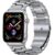Titanium Color Stainless Steel Strap For Apple Watch Band Ultra 2 49mm 45mm 41mm 40mm 44mm Metal Bracelet iwatch series 9 7 6 8